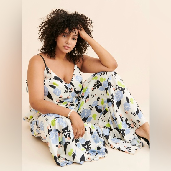 Anthropology Blue Rose Jumpsuit - Picture 5 of 11